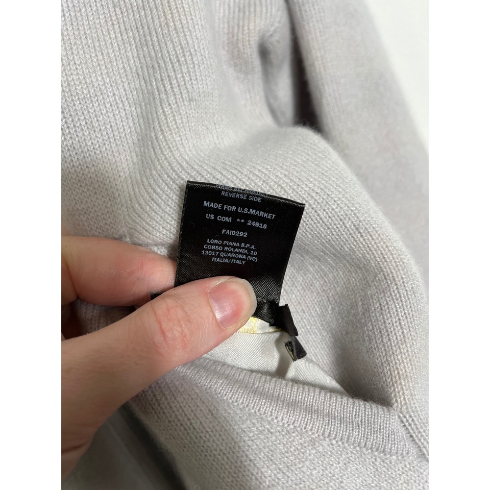LORO PIANA Baby Cashmere Reversible Full Zip Hoodie Poncho Sweater - Picture 13 of 16